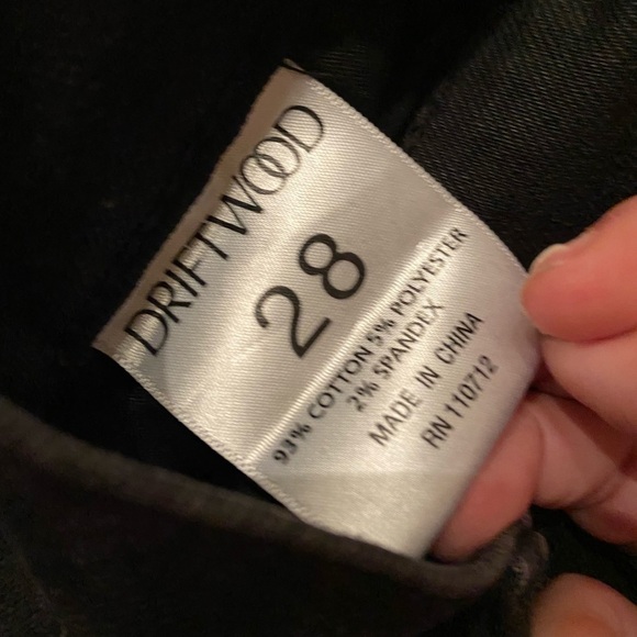 Driftwood Jackie Black Skinny Jeans – Pearl Embellished Size 28 - Picture 4 of 6